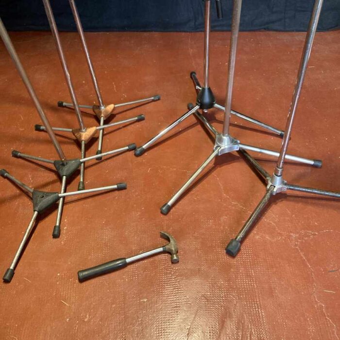 Pie de micrófono, stand mic 70s 80s - Imagen 3