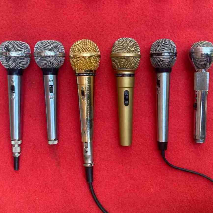 Micrófonos de escenario vintage - Imagen 2