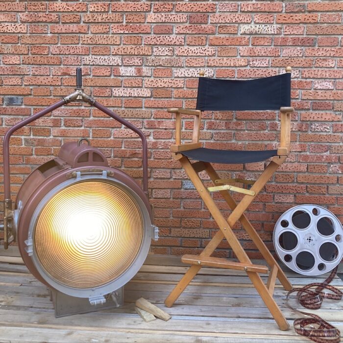 Butacas de cine vintage para entrevistas, junkets