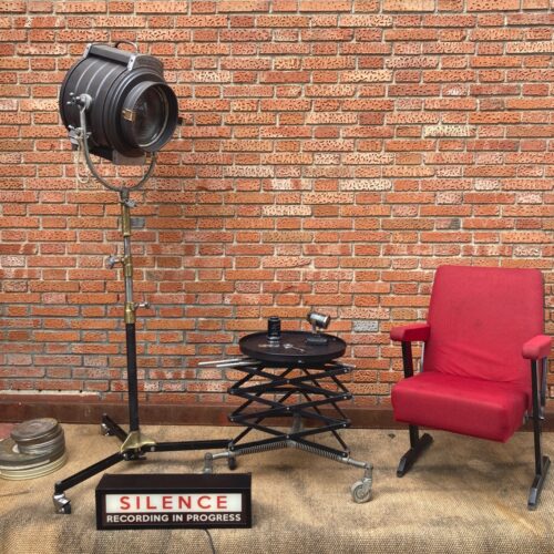 Butacas de cine vintage para entrevistas, junkets