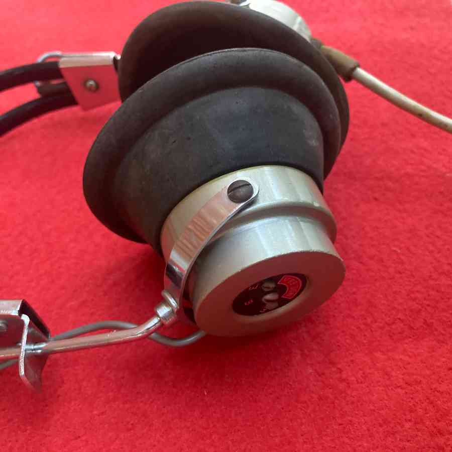 Auriculares cascos estudio sonido  1940s - Imagen 6