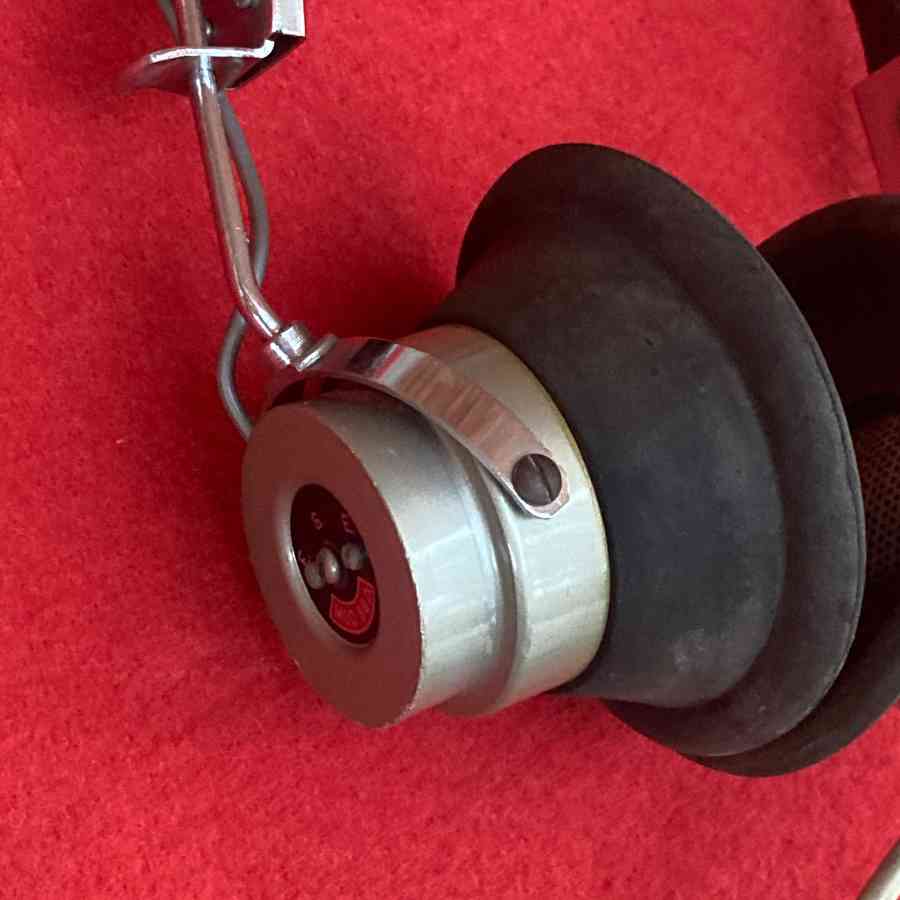 Auriculares cascos estudio sonido  1940s - Imagen 10