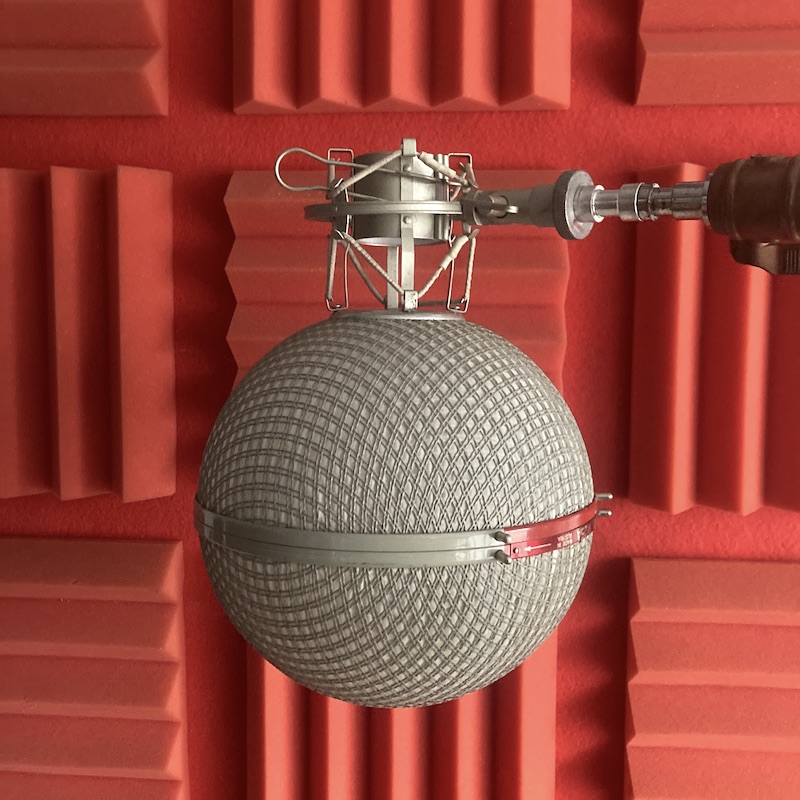 estudio grabacion microfono 1960s